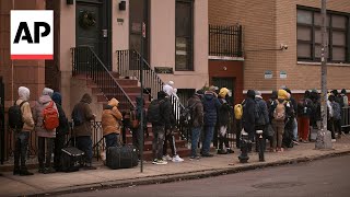 Migrants face eviction from New York City shelters Migrants face eviction from New York City shelters