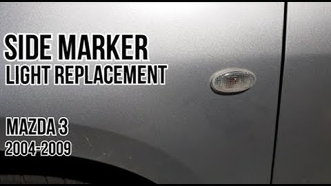 How To Replace Side Marker Lights | Mazda 3 2004-2009