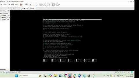 Tutorial Konfigurasi DHCP Server pada Debian 12 Menggunakan VMWARE 17 Pro