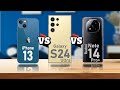 iPhone 13 Vs Samsung Galaxy S24 Ultra Vs Redmi Note 14 Pro+