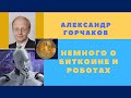Александр Горчаков: немного о биткоине и о роботах