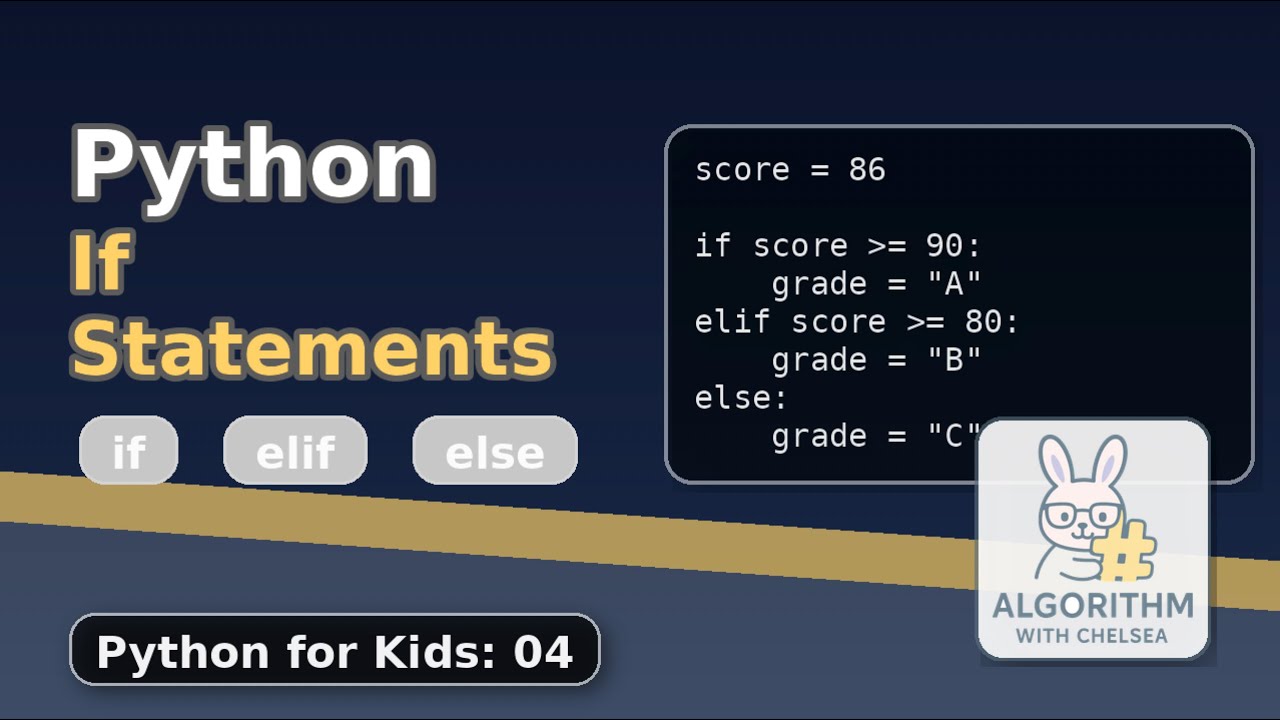 Python If Statements (Python for Kids 04)