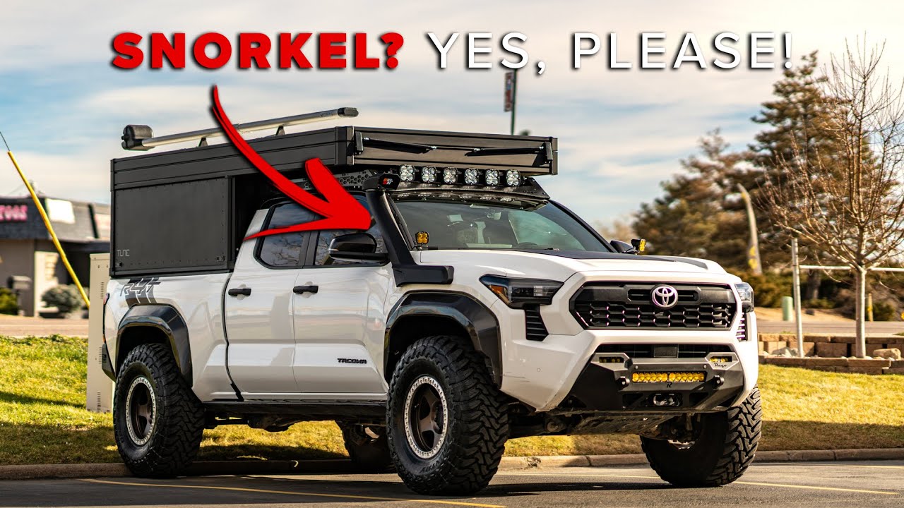 Установка воздухозаборника K&N на Toyota Tacoma 2024 года | Реальные преимущества, увеличение мощ...