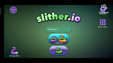 Playing slither. io for the first time!! (I won)