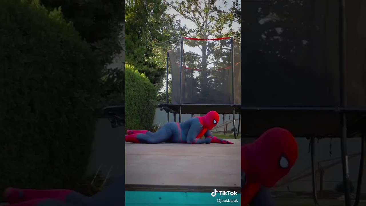 jack black Spiderman tiktok YouTube