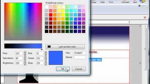 Kompozer Video #3. Adding Text & Media