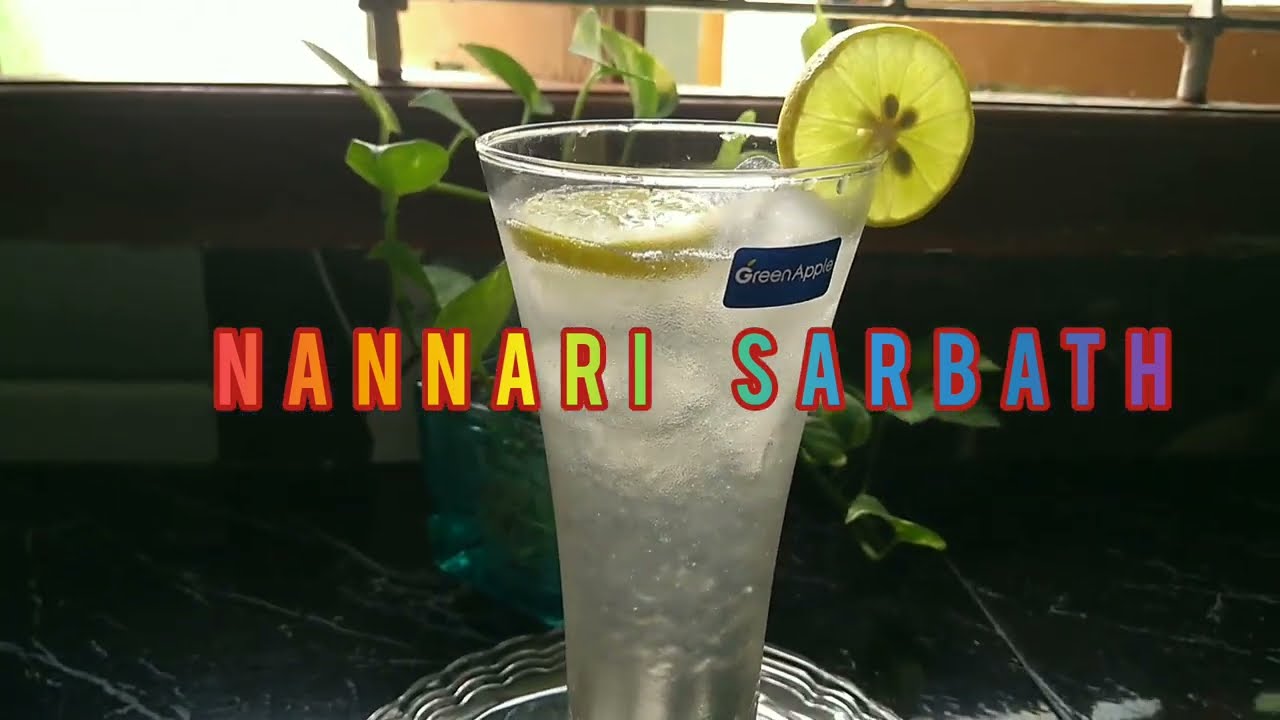 Do you have nannari syrup and lemon! Make this summer cool drinks/Nannari sarbath.