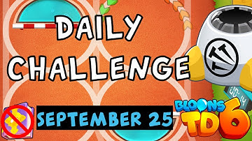 Bloons TD 6 Daily Challenge | R E D | No Hero No MK No Powers | September 25 2023
