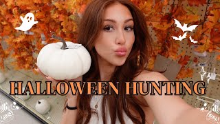 HALLOWEEN HUNTING VLOG! pretend it's fall with me: coffee, horseback riding, hobby lobby, & michaels