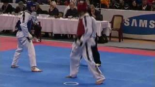 European Taekwondo Qualification Tournament For Beijing Olympic Games Istanbul Male -58 Kg Armenia Vs Netherlands Round 3