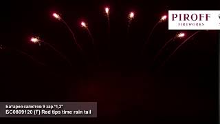 БС0809120 F Red tips time rain tail