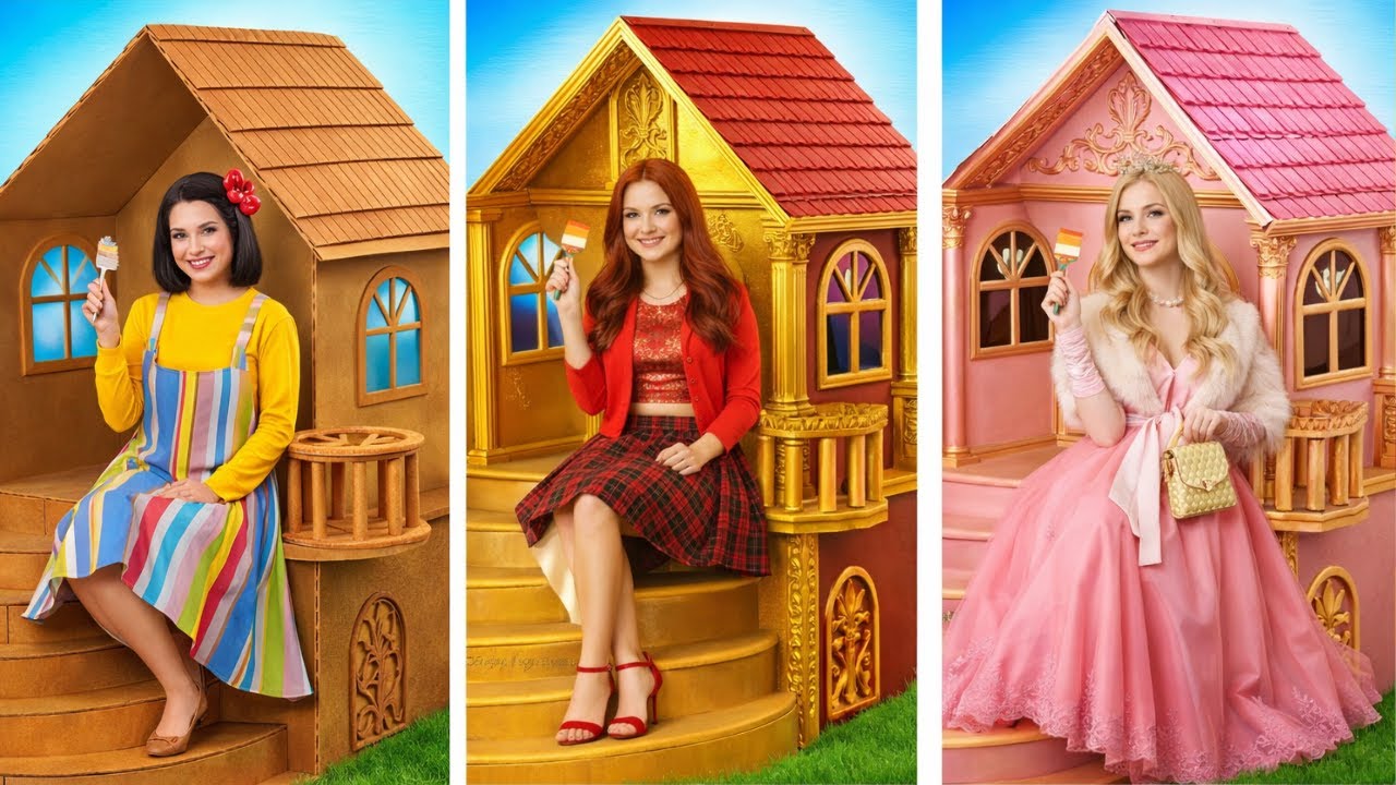 Лайфхаки для Секретной Комнаты vs Роскошная VIP-комната! ✨ Экстремальное Преображение Комнаты