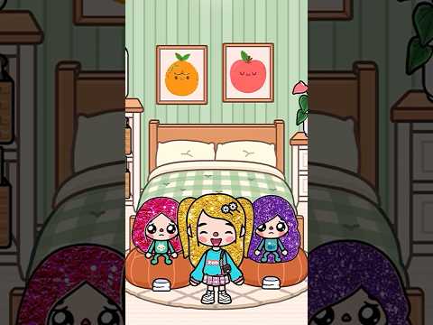 Golden Hair Girl Adopted Pink And Purple Diamond Hair Kids Toca Life Sad Story Shorts
