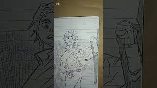 Yuta wants to kill Itadori #sonido #dibujo#anime