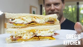 BACON AND EGG-MAYO SANDWICH - Greg's Kitchen