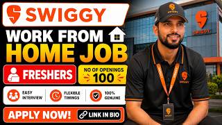 🚀 Swiggy 100 फ्रेशर्स की भर्ती कर रहा है | वर्क फ्रॉम होम जॉब | आसान इंटरव्यू | अभी अप्लाई करें screenshot 1