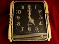 VINTAGE India Art Deco Ajanta Clock With Music Daylight Sensor Volume Control 3 