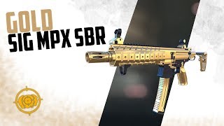 Warface GOLD SIG MPX SBR Custom - New burst engie weapon