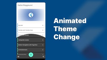 Telegram like animated theme change in #Flutter app