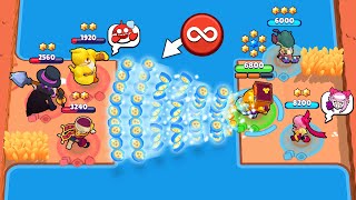 INFINITY ATTACKS! OP BRAWLER BROKEN RANKED 😲 Brawl Stars 2024 Funny Moments \& Wins \& Fails ep.1387