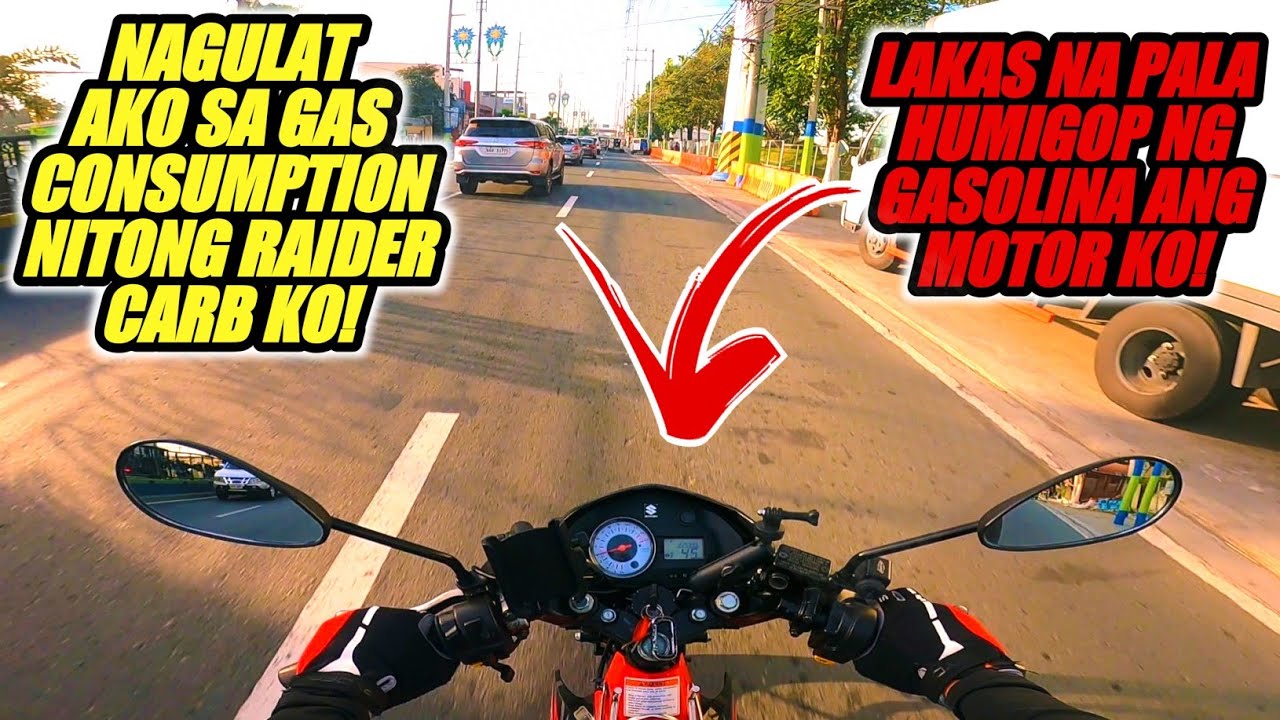 NAGULAT AKO SA GAS CONSUMPTION NI RAIDER 150 CARB! YouTube