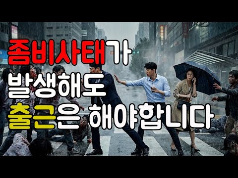좀비사태가 발생해도 출근은 해야합니다-Even During a Zombie Apocalypse, We Go to Work #좀비  #출근길 #ai #K직장인 #ai드라마