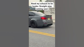 Aftermarket axle back or muffler delete ? I cant decide lol #bmw #bmwm3 #cartok #bmwm #youtubeshorts