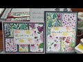 Blooming Phrases Card Tutorials - Florals in Bloom DSP - by Stampin’ Up! - May Card Club