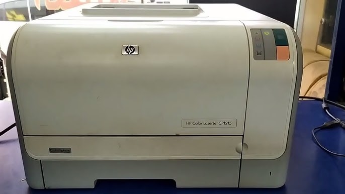 Unboxing HP Color LaserJet Printer CP1215, Printing & Review - YouTube