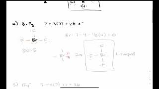 Gen Chem 1 Module 8 Part 3 VSEPR Worked Examples