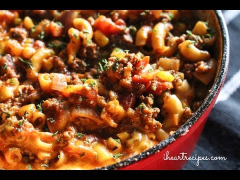 How to make Old Fashion Goulash Recipe - Dinner Ideas - I Heart Recipes