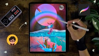 Random Collage at 3AM   🚀  Procreate &  Ipad Pro 🦊