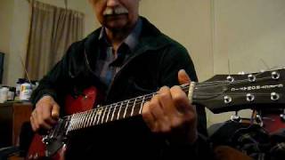 Video thumbnail of "Georgia On My Mind   -   Country jazz number played by Johnny Oldtimer"