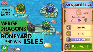 Boneyard Isles Merge Dragons 2nd Win Walkthrough