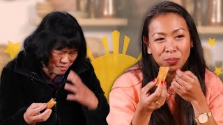 Filipino Moms Try Each Other's Lumpia (Philippine Spring Rolls)
