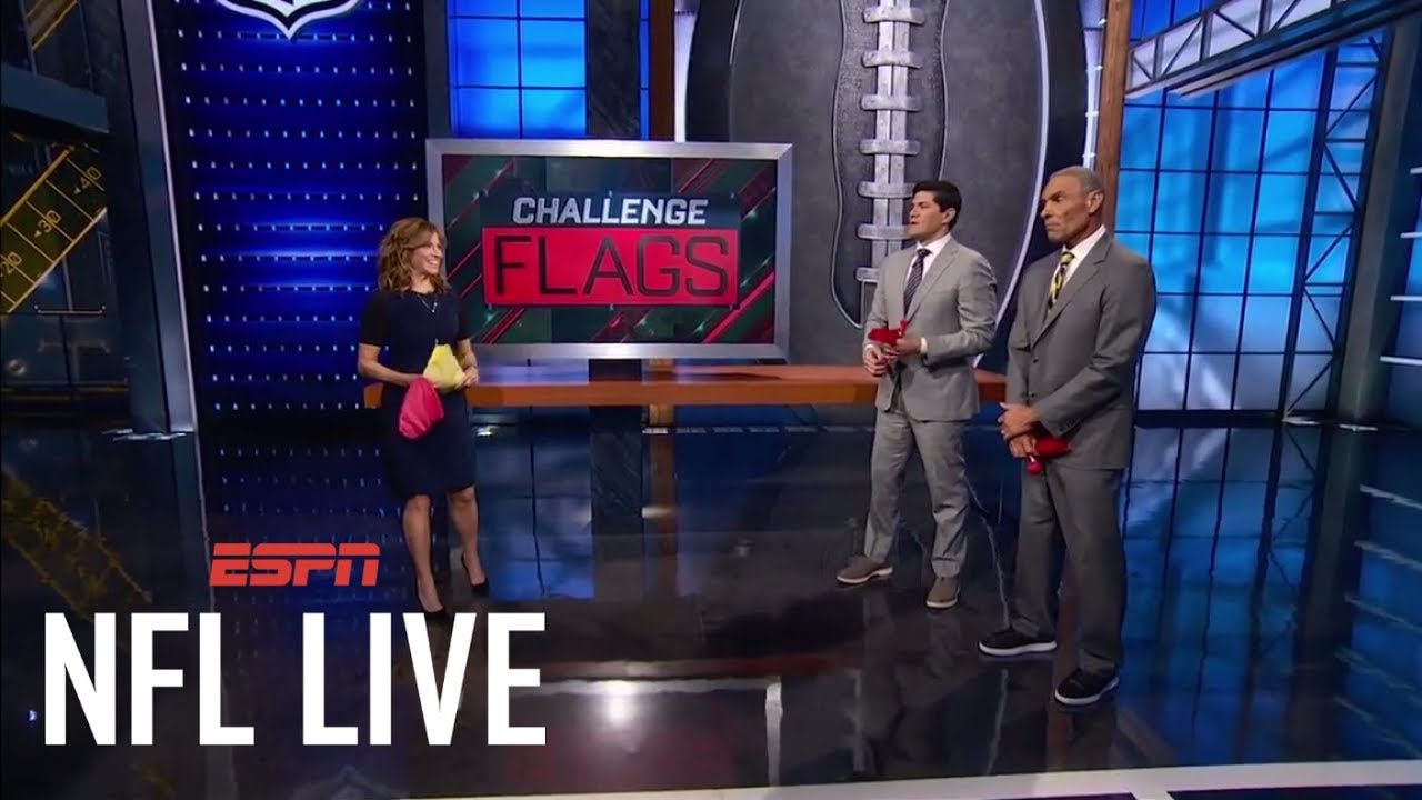 NFL Live throws challenge flags one final time with Herm Edwards NFL Live ESPN