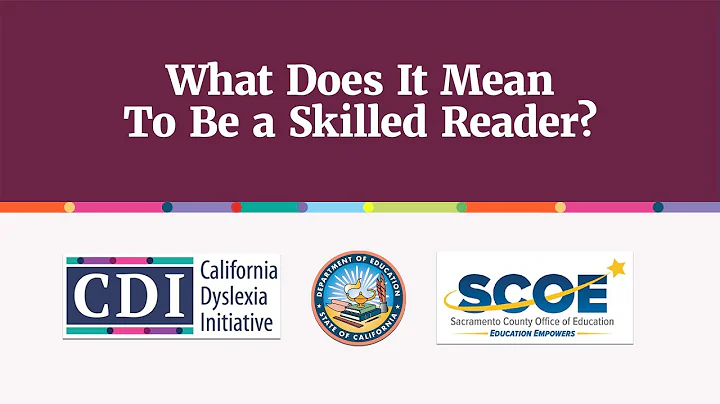 What does it mean to be a skilled reader?