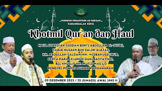 Live Khotmil Quran Dan Haul Ponpes As-Siddah Karangsalam Kidul