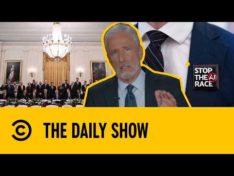 Trump Meets With AI Leaders Amid Growing Safety Warnings | The Daily Show