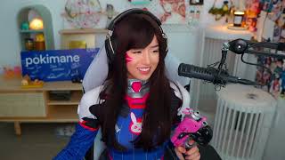 Pokimane Dva Overwatch Cosplay