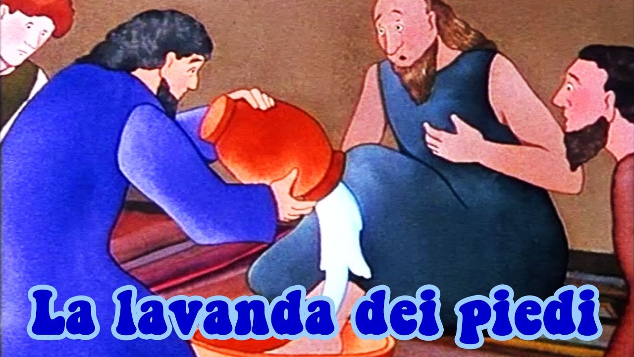 Perché Gesù Lava I Piedi Agli Apostoli Gesù lava i piedi agli apostoli - Bibbia per bambini - YouTube