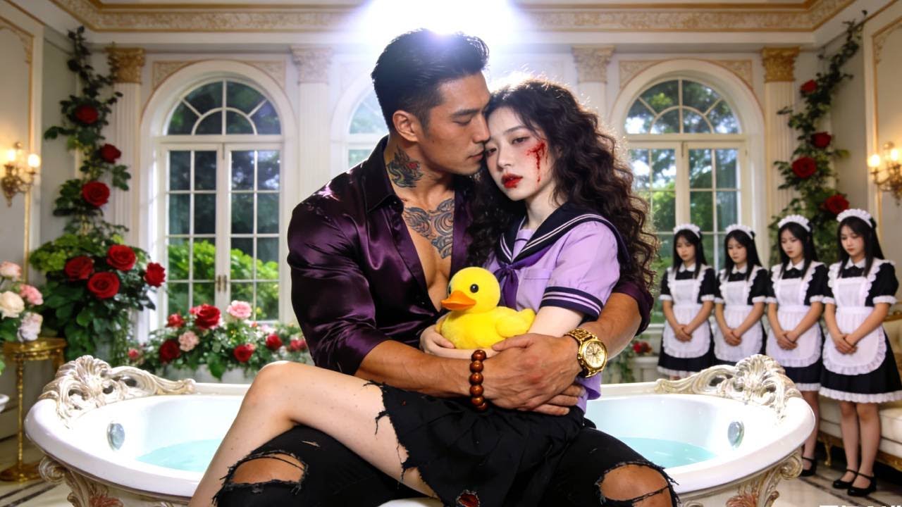 El jefe de mafia que evita a las mujeres💖curado por el beso de una chica pobre, la adora