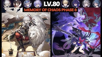[Honkai Star Rail] Memory of Chaos Phase 8 - Lv.80 Teams 3 Stars Clear