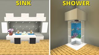 2 Modern Bathroom Build Ideas in Minecraft 1.21 |Java Edition |Bedrock Edition