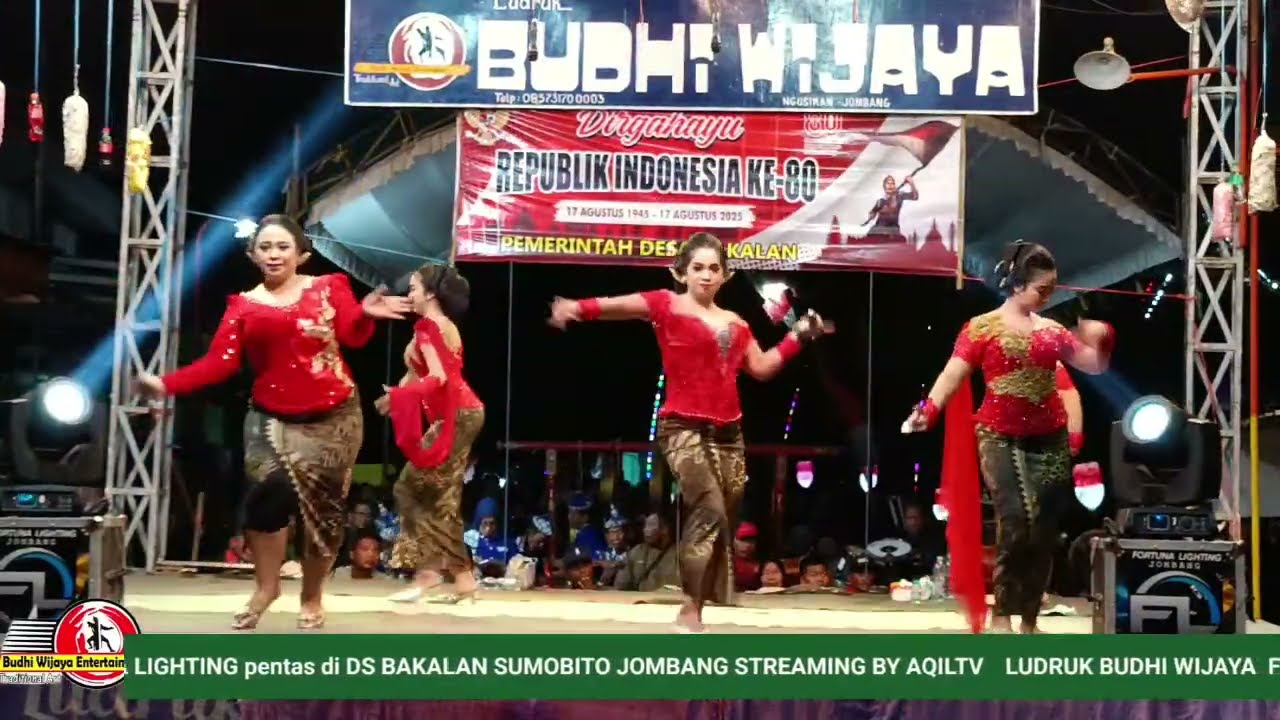 Campursari Ludruk Budhi wijaya Live Ds Bakalan Sumobito Jombang Dalam Rangka HUT RI YG KE 80