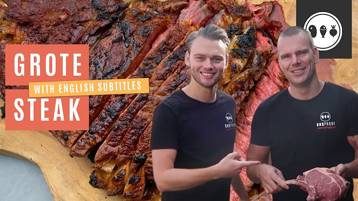 Een groot stuk vlees grillen op de BBQ | How to grill a large steak on a kettle BBQ?! BBQproof