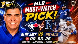 Toronto Blue Jays vs Kansas City Royals Pick 9/6/26 MLB Pick Prediction Noticias