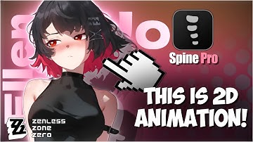 🦈Ellen Joe - 2D Animation Timelapse. Zenless Zone zero. Spine Pro.🦈