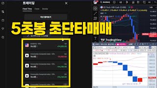 단타매매 전문 전업투자자의 5초봉 실전매매 라이브