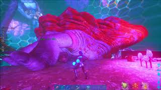 Ark Official PvP |Shadow Cave Defense　BehindAttack